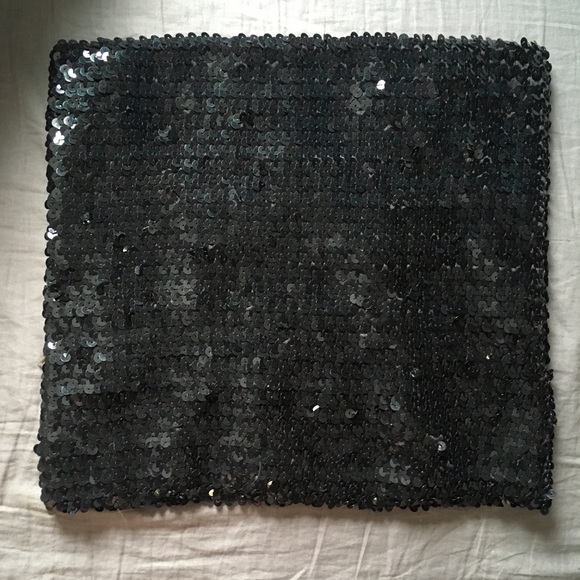 Black sequin tube top - Picture 1 of 1